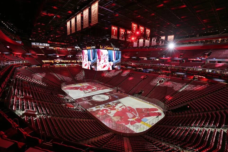 Ред арена фото Forbes: Detroit Red Wings worth $700 million, ninth in NHL