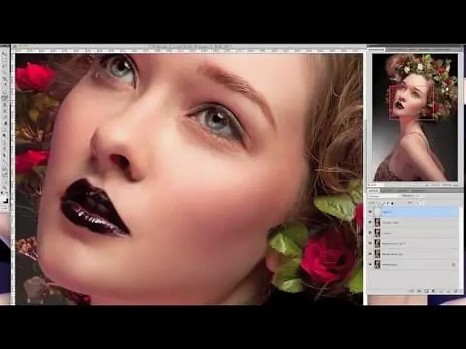 Редактировать фото макияж онлайн Beauty, Fashion & Portrait Retouching Retouching techniques in Photoshop Photo r