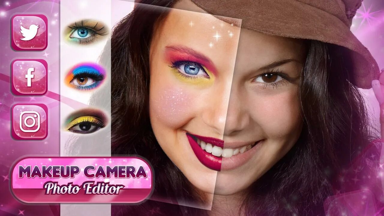 Редактировать фото макияж онлайн APK Makeup Camera Photo Pro untuk Muat Turun Android