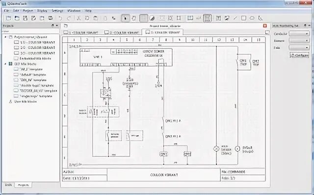 Редактор электрических схем Редактор электрических схем qelectrotech