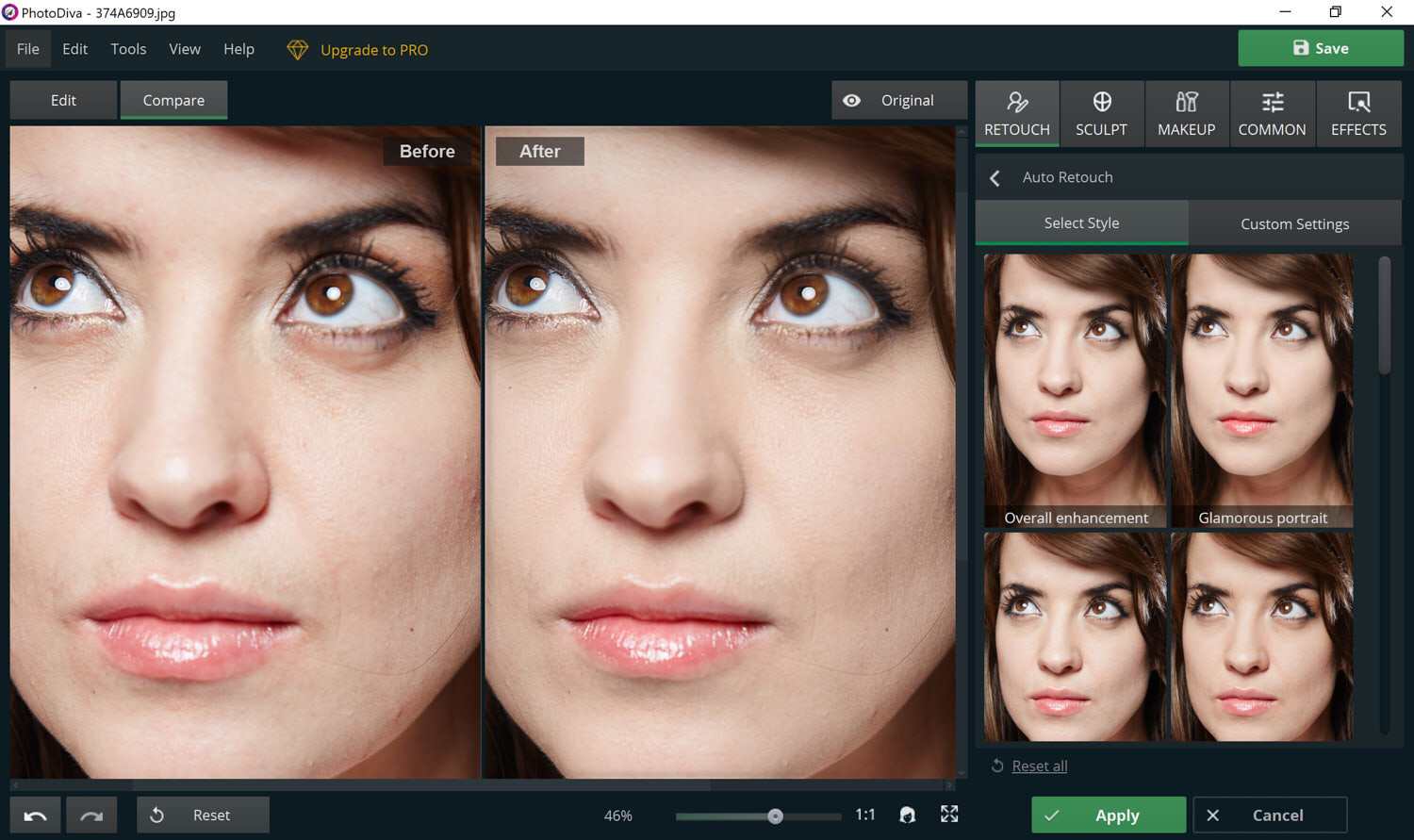 Редактор фото 4 6 Review of PhotoDiva by AMS Software: Can a Free Portrait Editor Be Any Good?