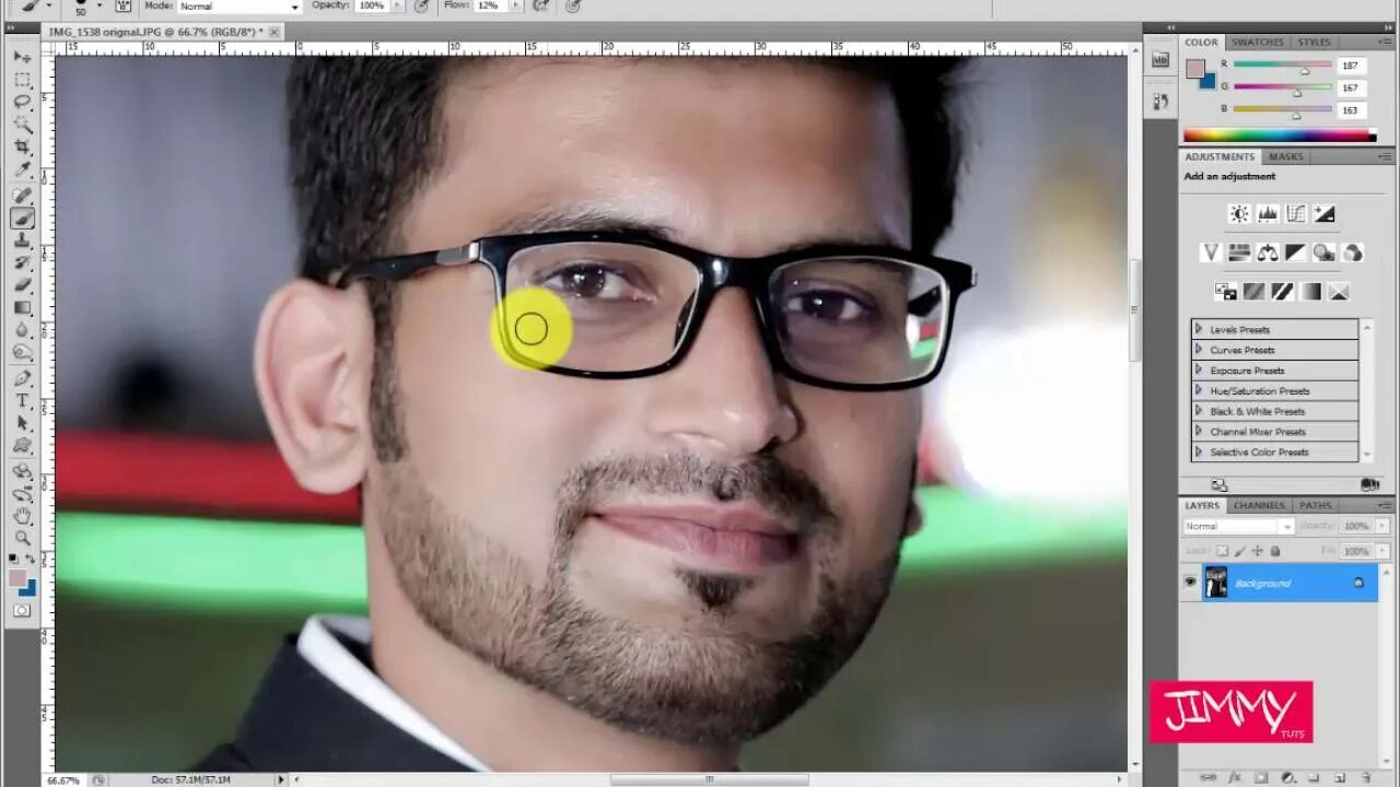 Редактор фото очки Photoshop Tutorial How to Remove Glare from Glasses in Photoshop - YouTube