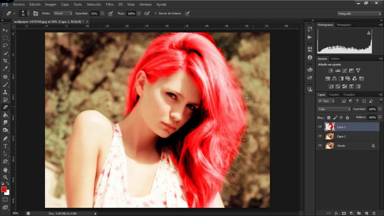 Редактор фото по цвету tutorial adobe photoshop cs6 cambiar color de pelo.wmv - YouTube