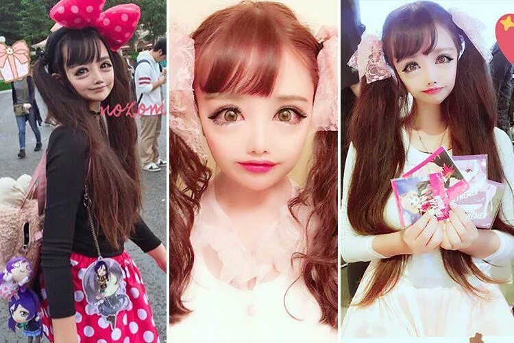 Редактор фото в стиле аниме This girl looks bizarrely like a real-life manga character... but is it all just