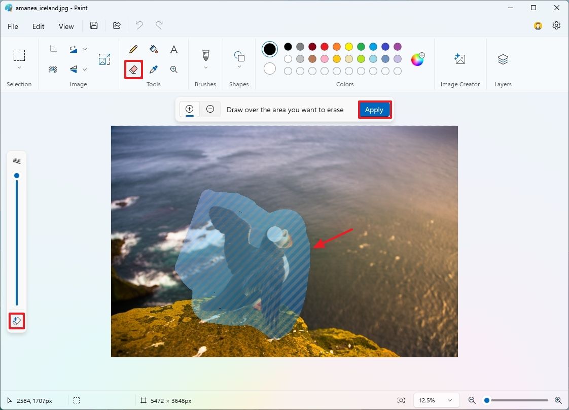 Редактор фото виндовс 11 How to use the Microsoft Paint app to perform advanced image editing with minima