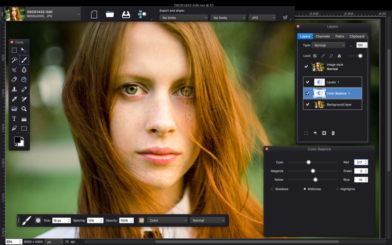 Редактор фото волосы Artipic Photo Editor at Mac App Store downloads and cost estimates and app analy