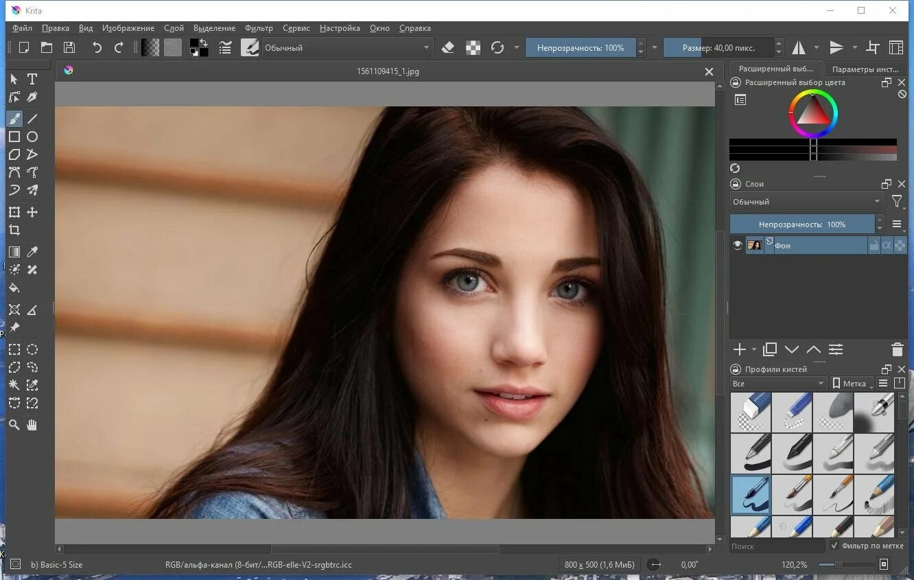 Редактор фото волосы Krita 5.0.6 + Portable скачать торрент бесплатно - Fost.ws