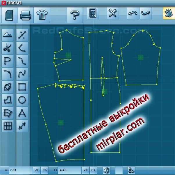 Редкафе выкройки скачать Выкройка платья футляр с юбкой тюльпан скачать бесплатно Map, Map screenshot