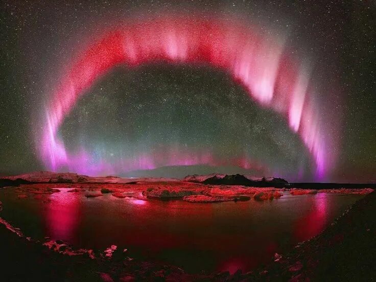 Редкие природные явления фото Aurora Red aurora borealis, Aurora borealis, Northern lights