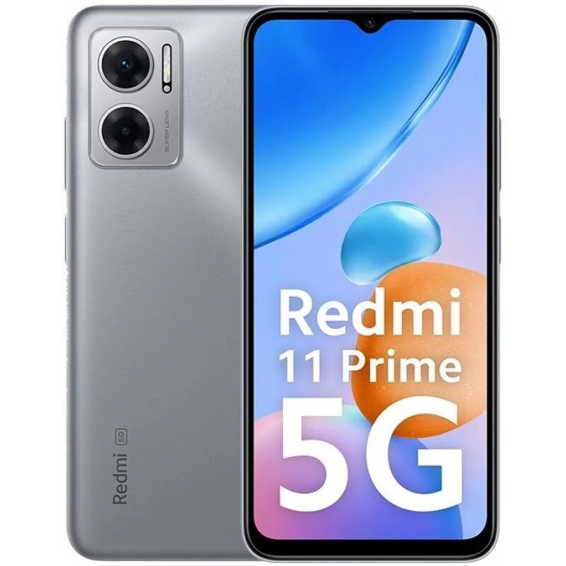 Редми 11 фото Купить Xiaomi Redmi 11 Prime 5G 4/128GB Chrome Silver по низкой цене, оригинальн