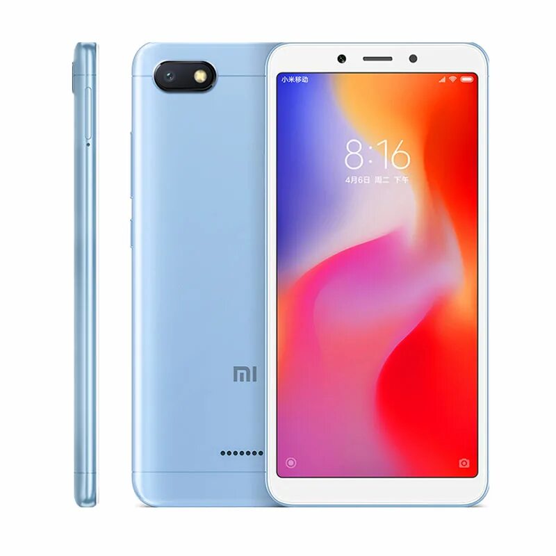 Редми 6 фото Xiaomi Redmi 6A 2 Гб ОЗУ 16 Гб ПЗУ A22 Redmi 6A мобильный телефон 13,0 МП + 5.0M