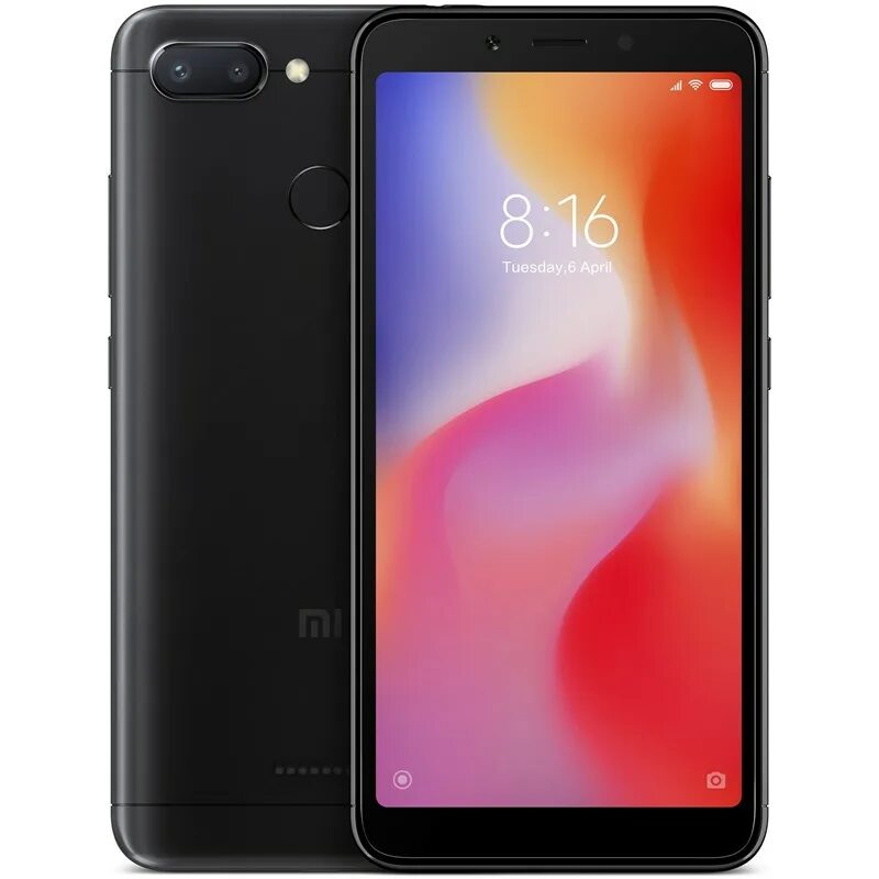 Редми 6 фото Купить Redmi 6 32 Black Xiaomi Redmi 6, 32Gb, Black Redmi 6 32 Black в Алекомп (