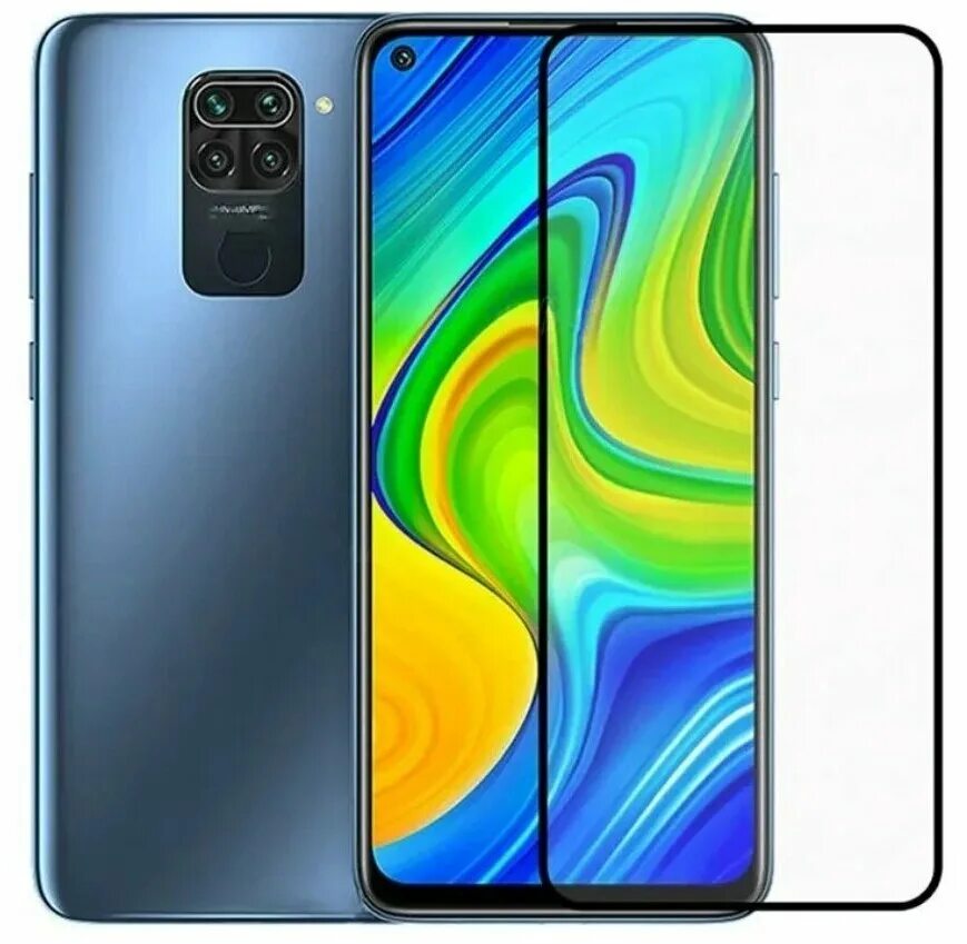 Редми 9 фото Защитное стекло для Xiaomi Redmi Note 9 Pro и Redmi Note 9S (Сяоми Редми Ноут 9с