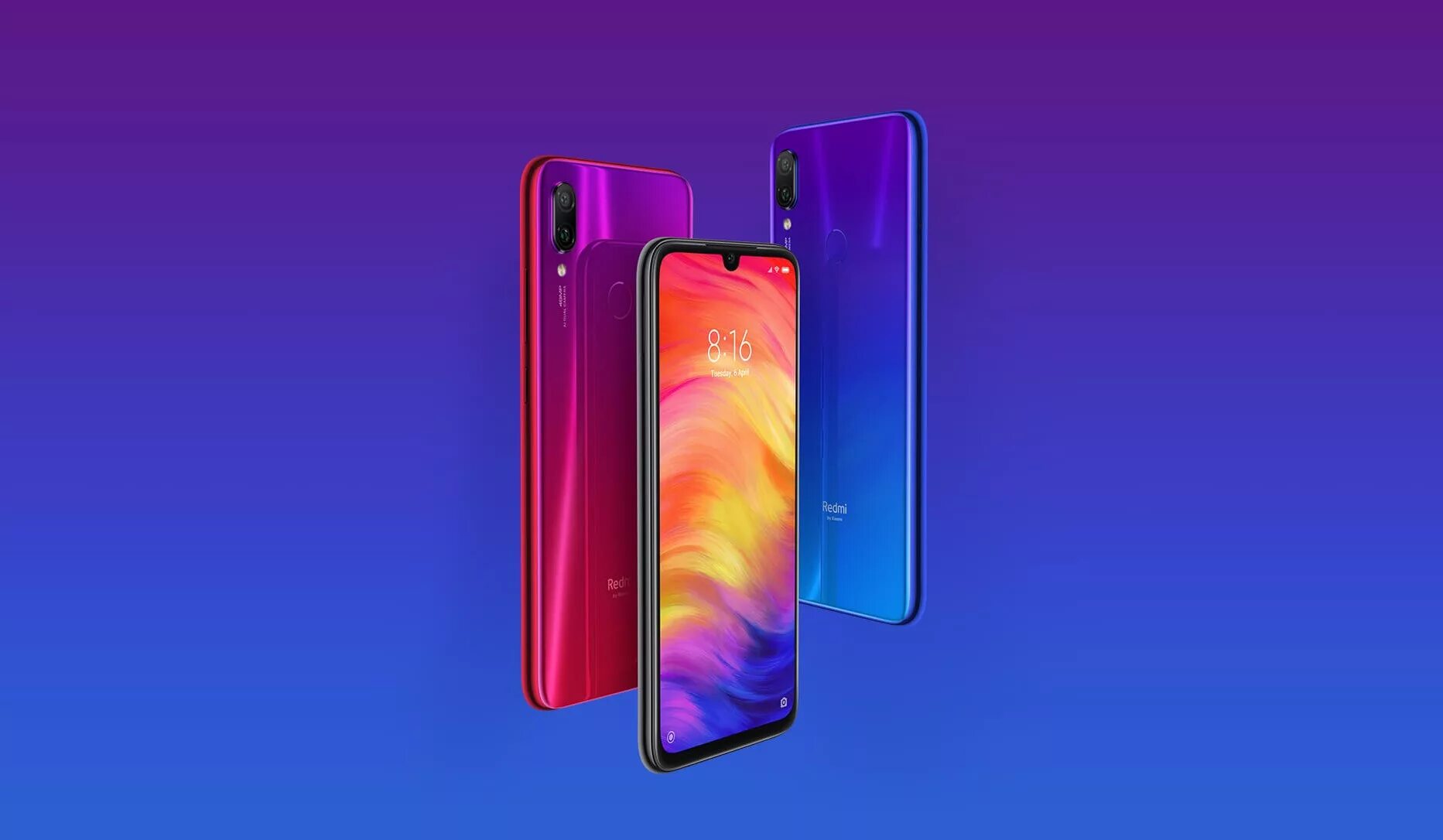 Редми фото на рабочий стол Смартфон Redmi Note 7 Pro 32GB/3GB Blue (Синий): купить по лучшей цене в Москве 