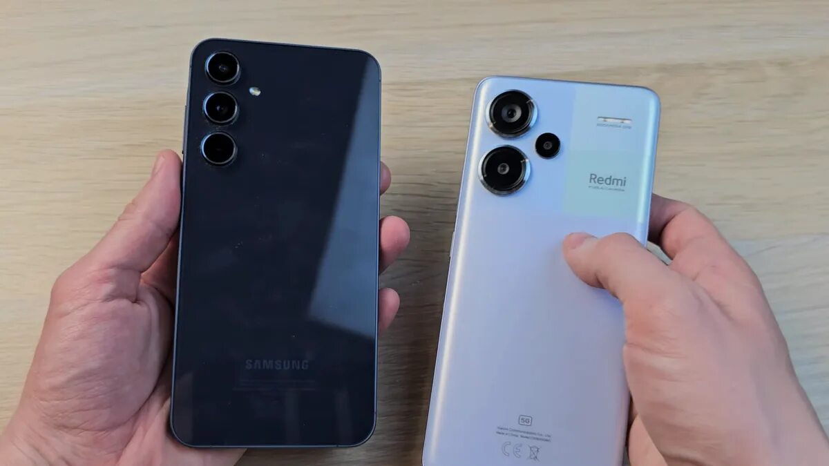 Редми ноут 13 про плюс фото Лучший смартфон среднего класса: Samsung A55 против Redmi Note 13 Pro+ Ferra.ru 