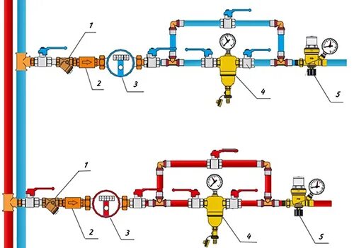 Редуктор давления воды схема подключения Использование редуктора давления - применение и монтаж