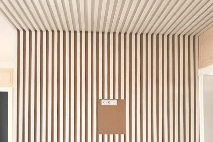 Реечные панели для стен фото Пин от пользователя Bleek на доске Wall panels of slats Подвесной потолок, Потол