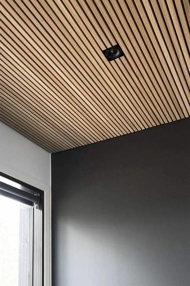 Реечные панели фото Pin by Vanyel Abran on Bathroom Wooden ceilings, Timber ceiling, Wood slat wall