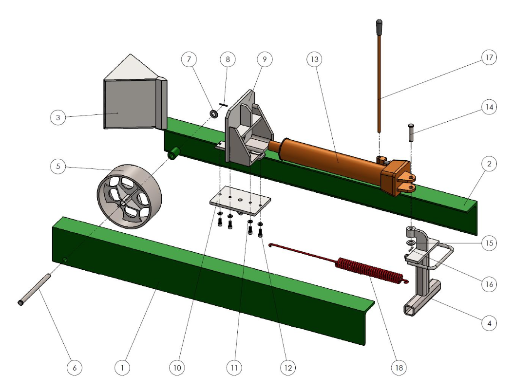 Реечный дровокол своими руками чертежи фото You can build a manual log splitter that will last a lifetime using this step by