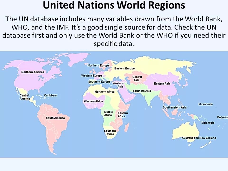 Регионы мира фото What’s in a name - countries, nations, states, regions. Changing structure of th