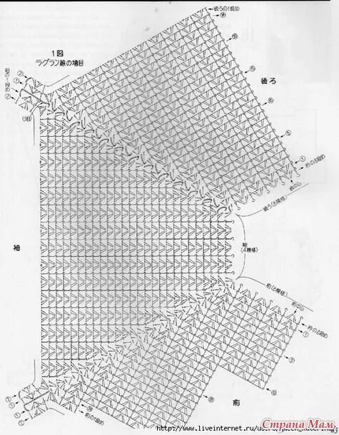 Реглан крючком модели со схемами Всем привет! Начинаем вязать пуловер крючком-регланом с верху. Здесь был опрос h