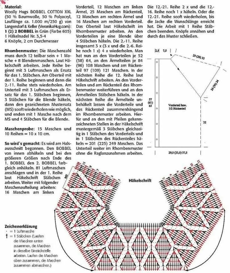 Реглан крючком схема и описание Pin on Projekty do wypróbowania Hexagon crochet pattern, Crochet beanie pattern,