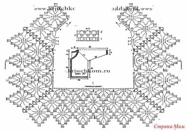 Реглан крючком схема женщины Кофта крючком Основы вязания крючком, Схемы вязаных крючком платьев, Вязаная крю