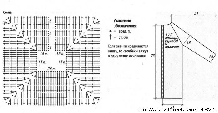 Реглан крючком снизу вверх схемы для начинающих Без заголовка. Обсуждение на LiveInternet - Российский Сервис Онлайн-Дневников