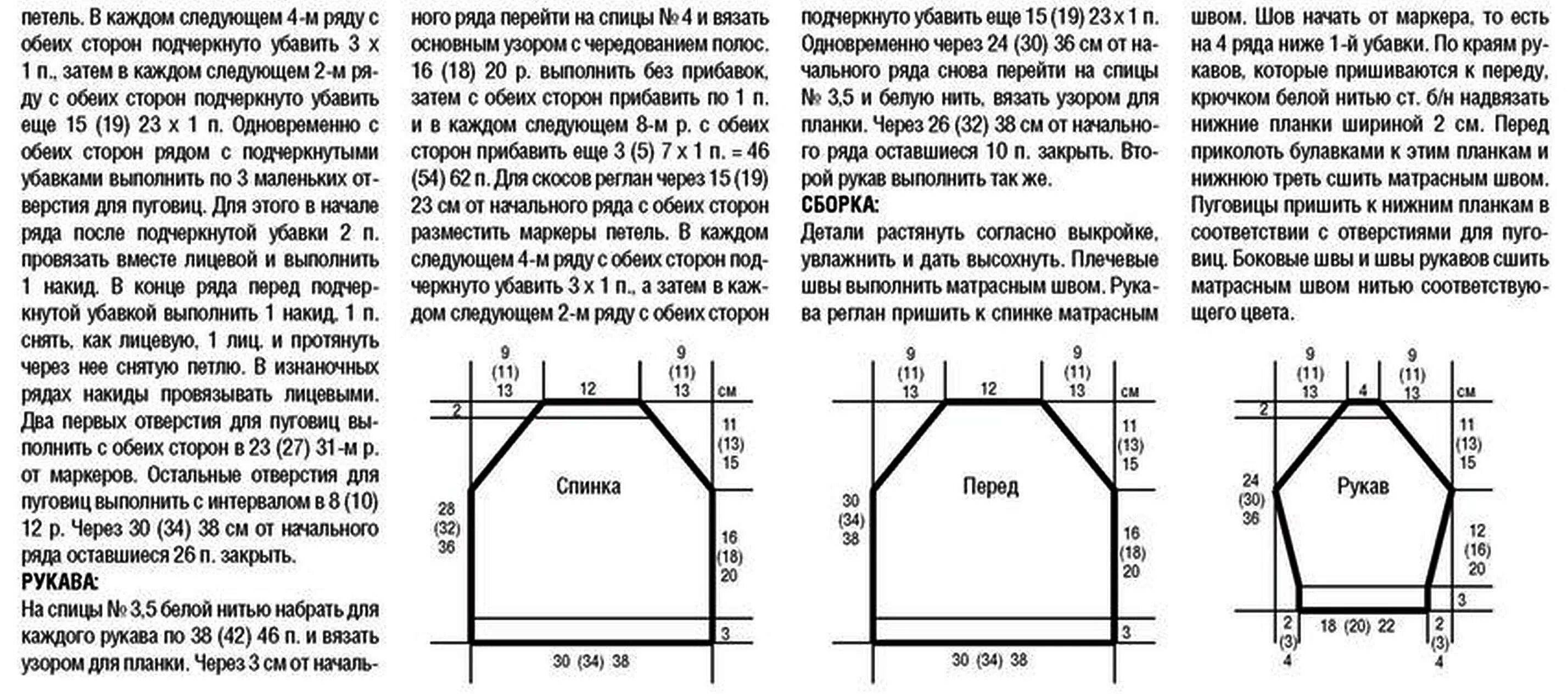 Реглан схема вязания спицами детям Спицы реглан девочка 1 2 - найдено 87 картинок