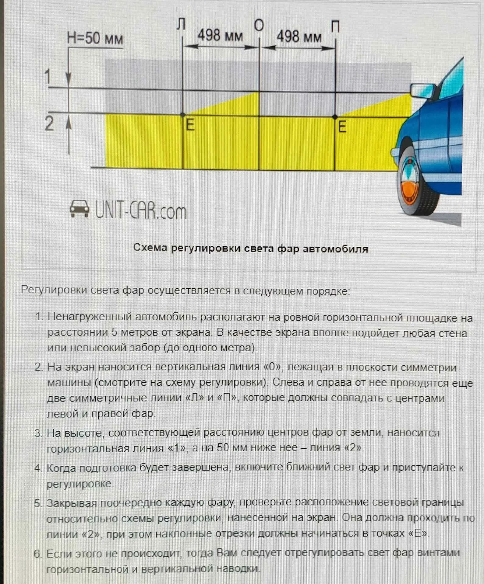 Как отрегулировать фары на Лада Ларгус своими руками