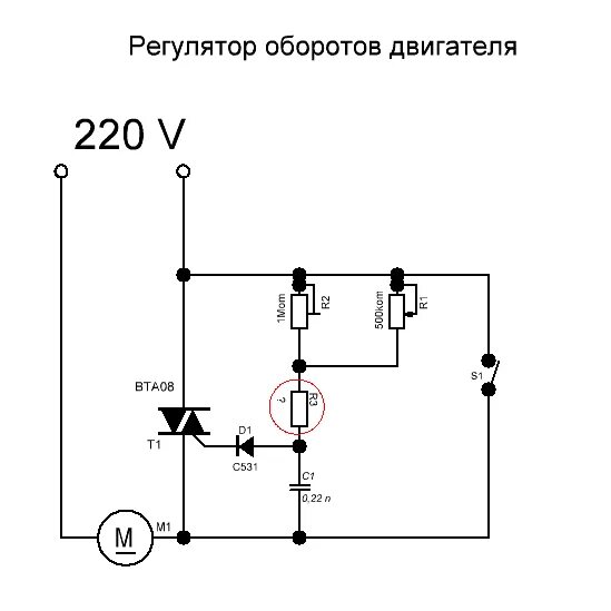 Регулировка оборотов болгарки схема Регулятор мощности электродвигателя - Страна советов! Общий раздел - Форум журна