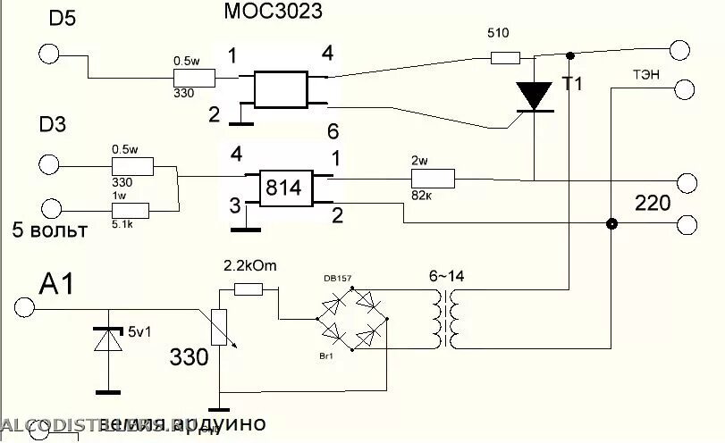 Регулятор мощности для тэна своими руками схема Регуляторы мощности для ТЭНов (Страница 68)-Электронное оборудование-Alco Distil