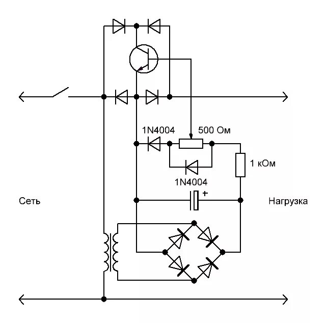 Регулятор напряжения 220 вольт своими руками схема Транзисторный Регулятор Напряжения - Регуляторы мощности, диммеры - Форум по рад