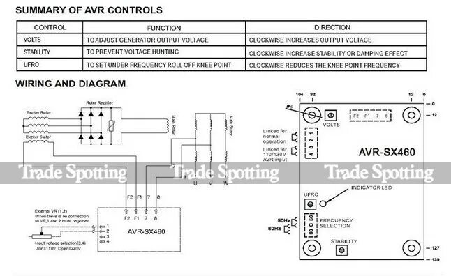 Регулятор напряжения генератора трехфазного avr2 подключение Купить новые sx460 avr регулятор напряжения генератора в интернет-магазине с бес