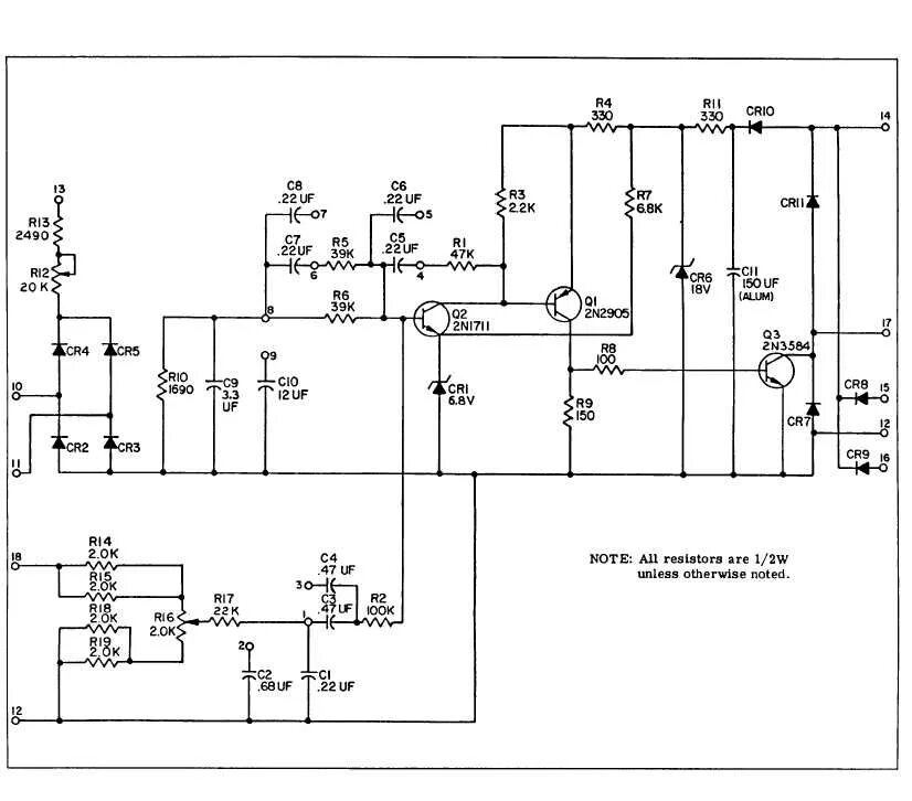 Регулятор напряжения генератора трехфазного avr2 подключение Figure 6-5.1. AC Voltage Regulator Schematic