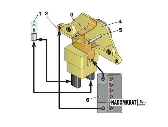 Схема зарядки аккумулятора от генератора ваз - фото - АвтоМастер Инфо