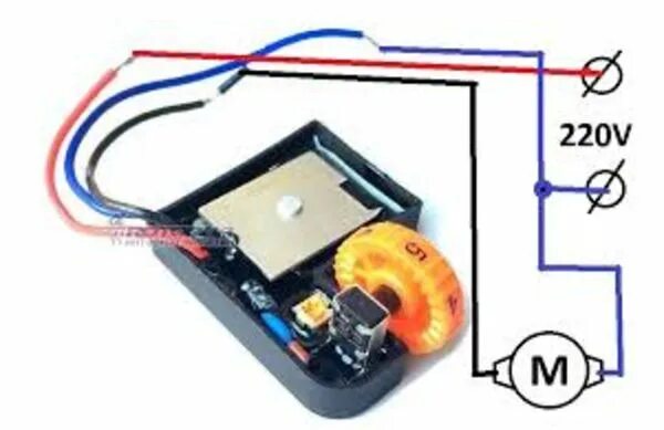 Регулятор скорости болгарки схема Регулятор оборотов болгарки: нужна ли функция и зачем, как работает, с обратной 