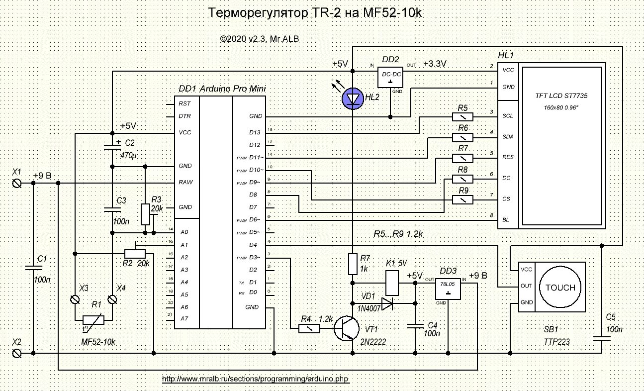 Регулятор температуры ш4528 схема принципиальная электрическая Анатолий Беляев (Mr.ALB) - персональный сайт