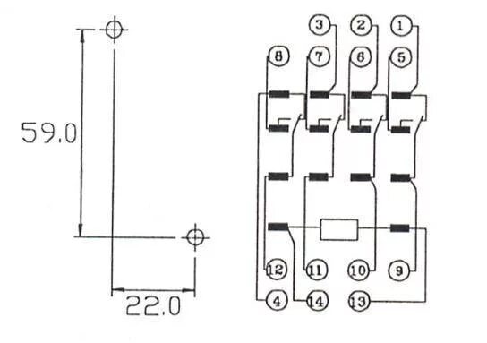 Рек 78 4 схема подключения PYF-14A (Tai-Shing Electronic Components CORP.) купить по доступной цене с доста