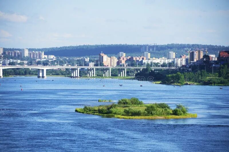 Река ангара иркутск фото Cityscape of Irkutsk and Angara River Stock Photo - Image of architecture, cente