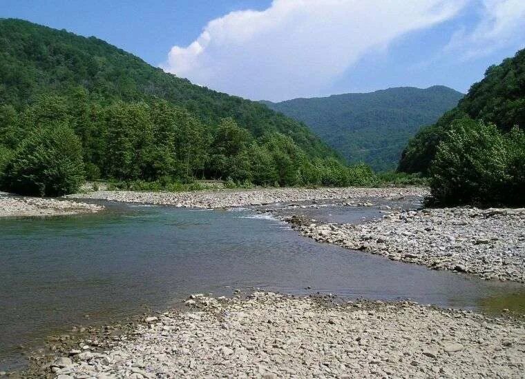 Река аше фото Недорогой отдых в Вишневке 2024 - цены без посредников ПриветТур