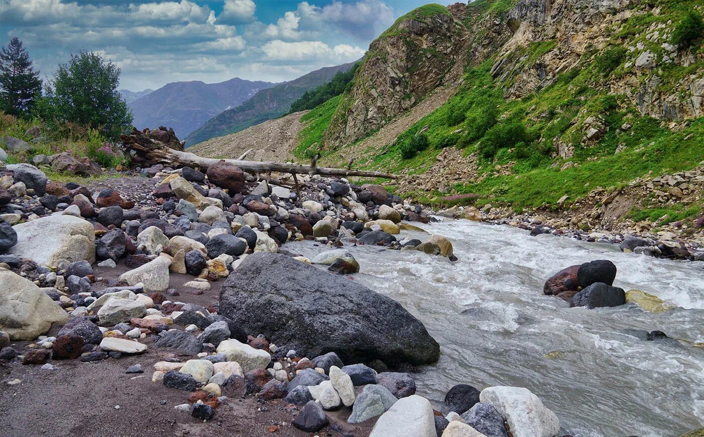 Река баксан фото Баксан / Кавказ, Приэльбрусье, Река Баксан