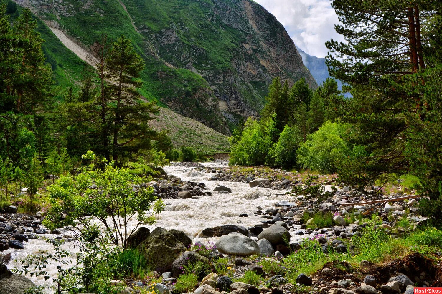 Река баксан фото Фото: Река Баксан.... Фотограф путешественник Андрей Rockster. Пейзаж - Фотосайт