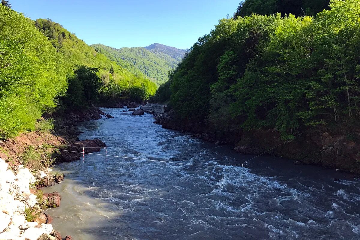 Река белая краснодарский край фото Река Белая Адыгея Гузерипль Хаджох