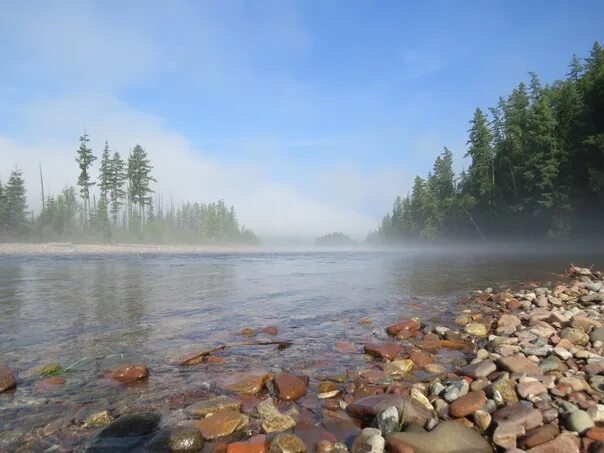 Река бирюса фото The Biryus River. There are several versions of the origin of the name of this r