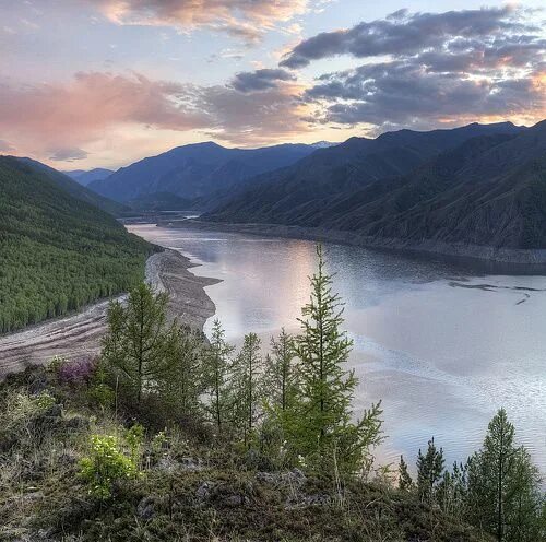 Река енисей фото в хорошем качестве Фотограф Лещёнок Александр - ...Весенний вечер...2 #1042840. 35PHOTO Живописные 