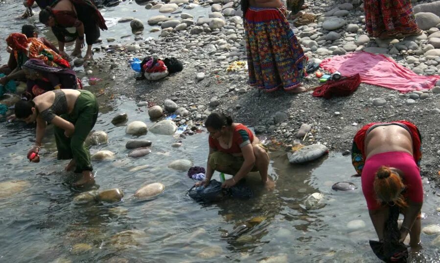 Река ганг фото The Ganges / Ganga / Padma River in the sub-continent of India