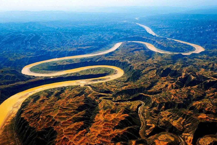 Река хуанхэ фото Yellow River or Huang He River - Facts and Symbolic Meanings ChinaFetching River