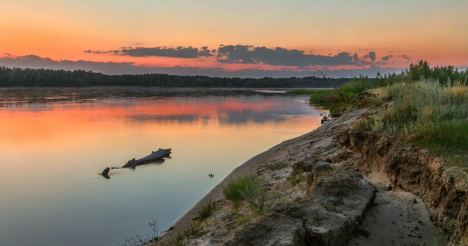 Река иртыш фото Вечер на Иртыше. Photographer Leonid Dyachenko