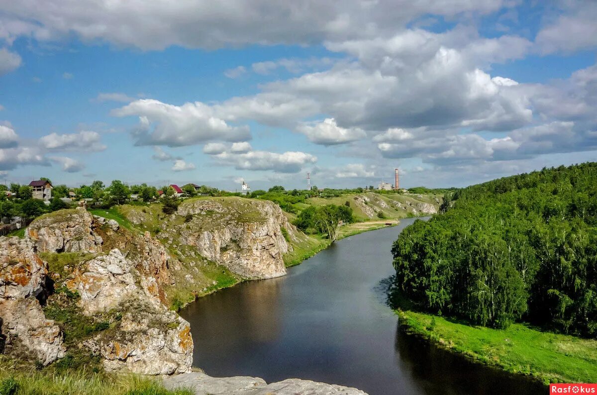 Река исеть фото Фото: Река Исеть - район "Три пещеры".. Фотолюбитель Юрий Возчиков. Пейзаж. Фото